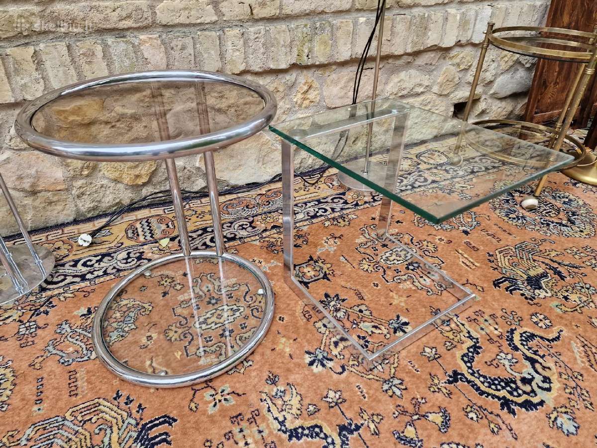 Vintažiniai mid century Bauhaus st.staliukai - nuotraukos Nr. 6
