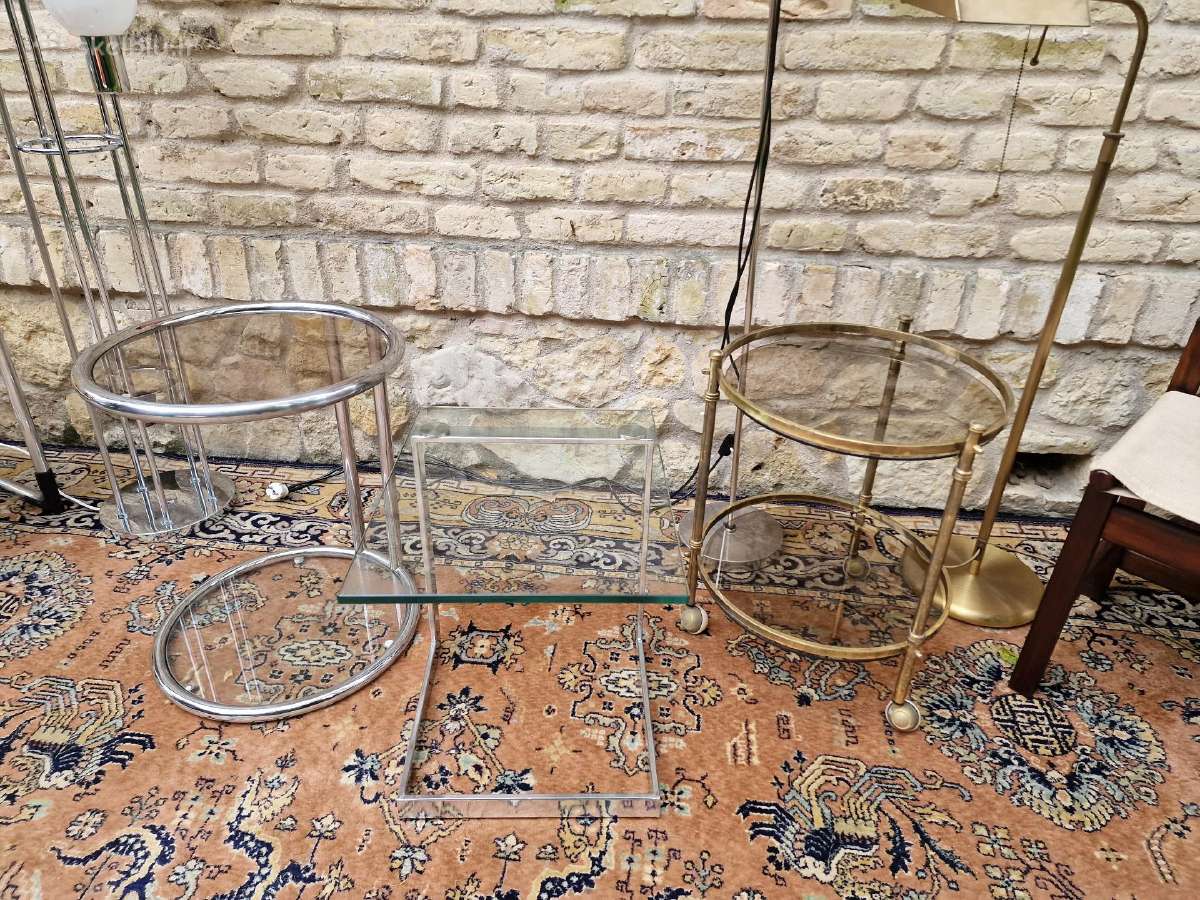Vintažiniai mid century Bauhaus st.staliukai - nuotraukos Nr. 7