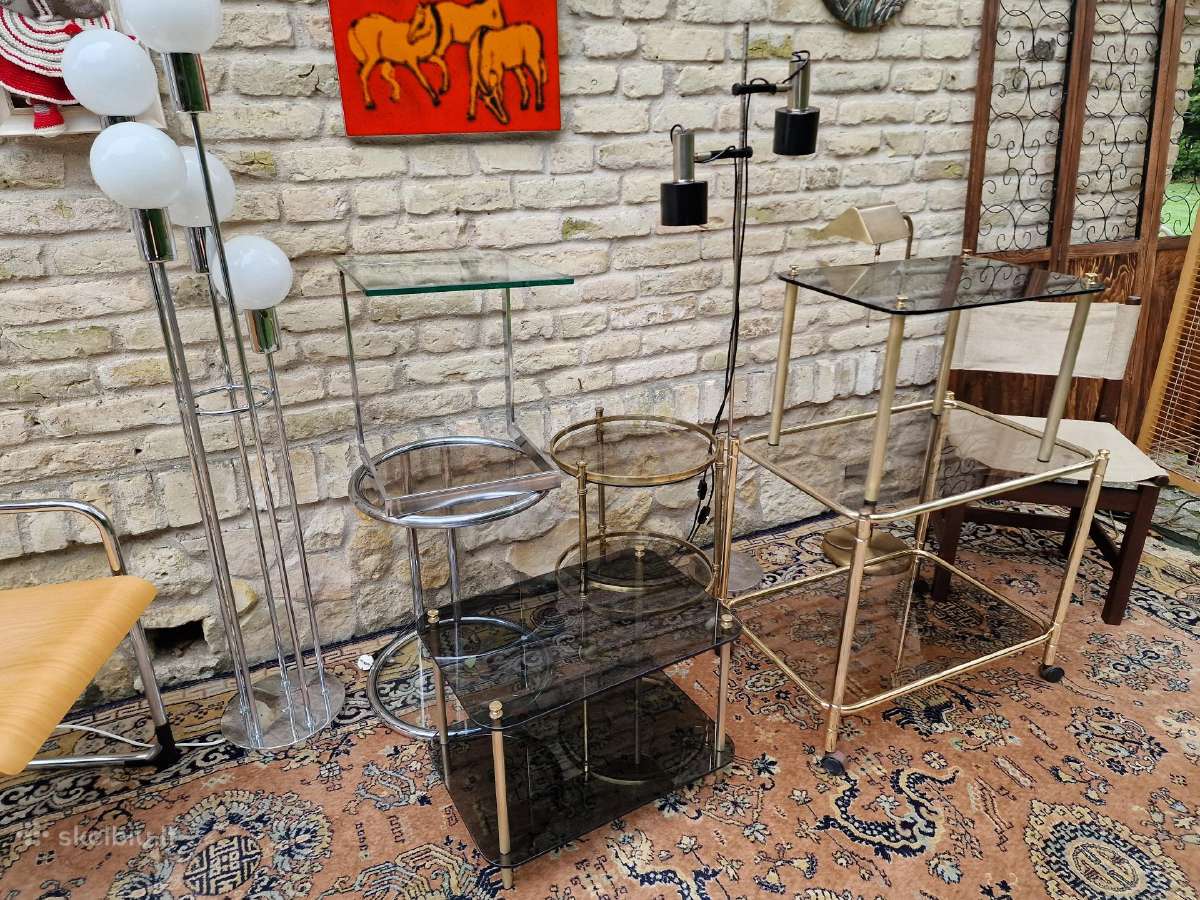 Vintažiniai mid century Bauhaus st.staliukai - nuotraukos Nr. 25