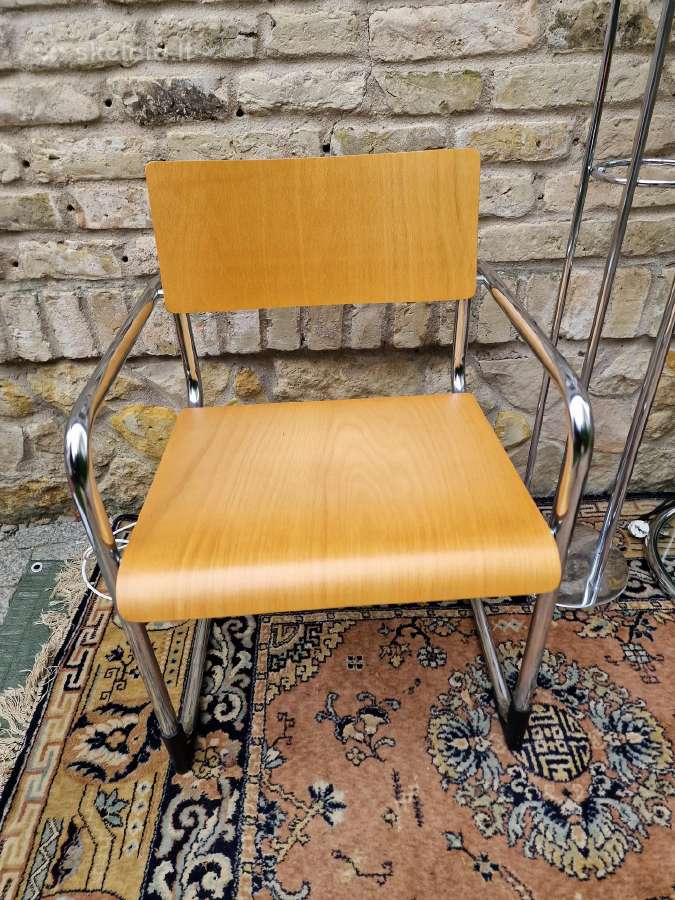 Vintažiniai mid century Bauhaus st.staliukai - nuotraukos Nr. 31