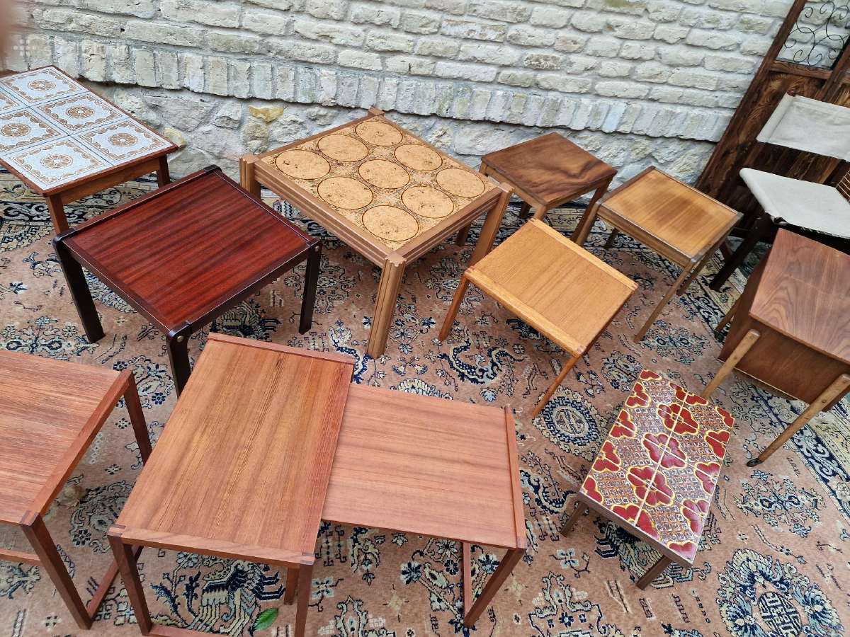 Vintažiniai mid century staliukai - nuotraukos Nr. 5