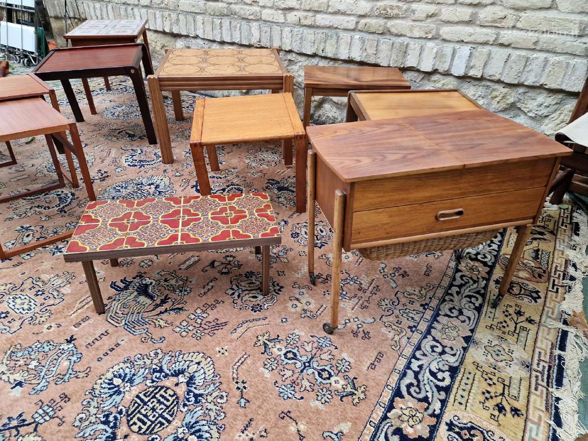 Vintažiniai mid century staliukai - nuotraukos Nr. 7
