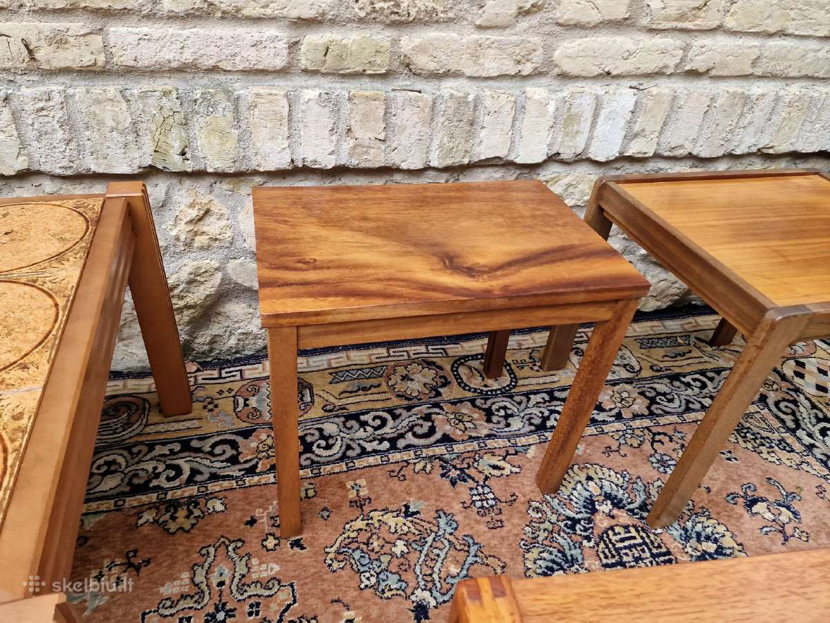 Vintažiniai mid century staliukai - nuotraukos Nr. 10