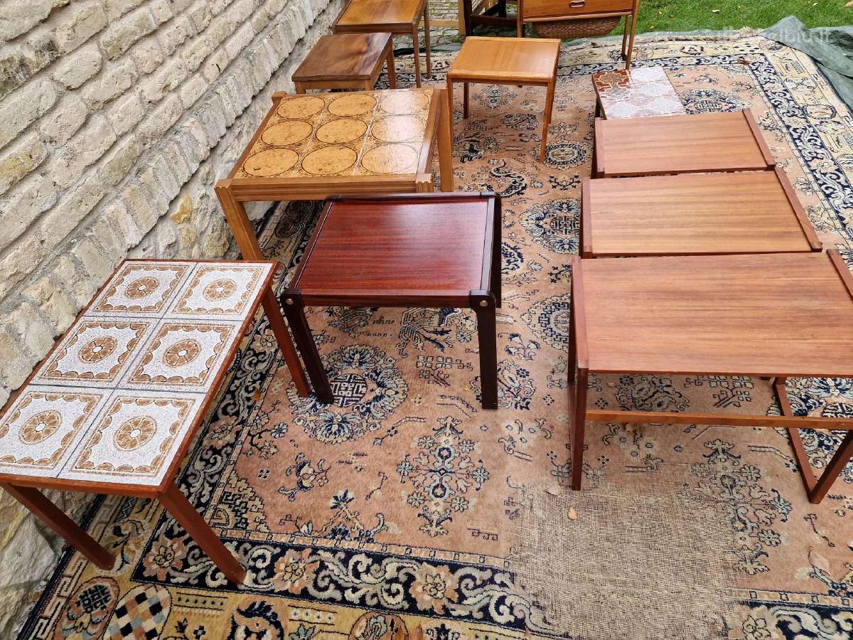 Vintažiniai mid century staliukai - nuotraukos Nr. 15