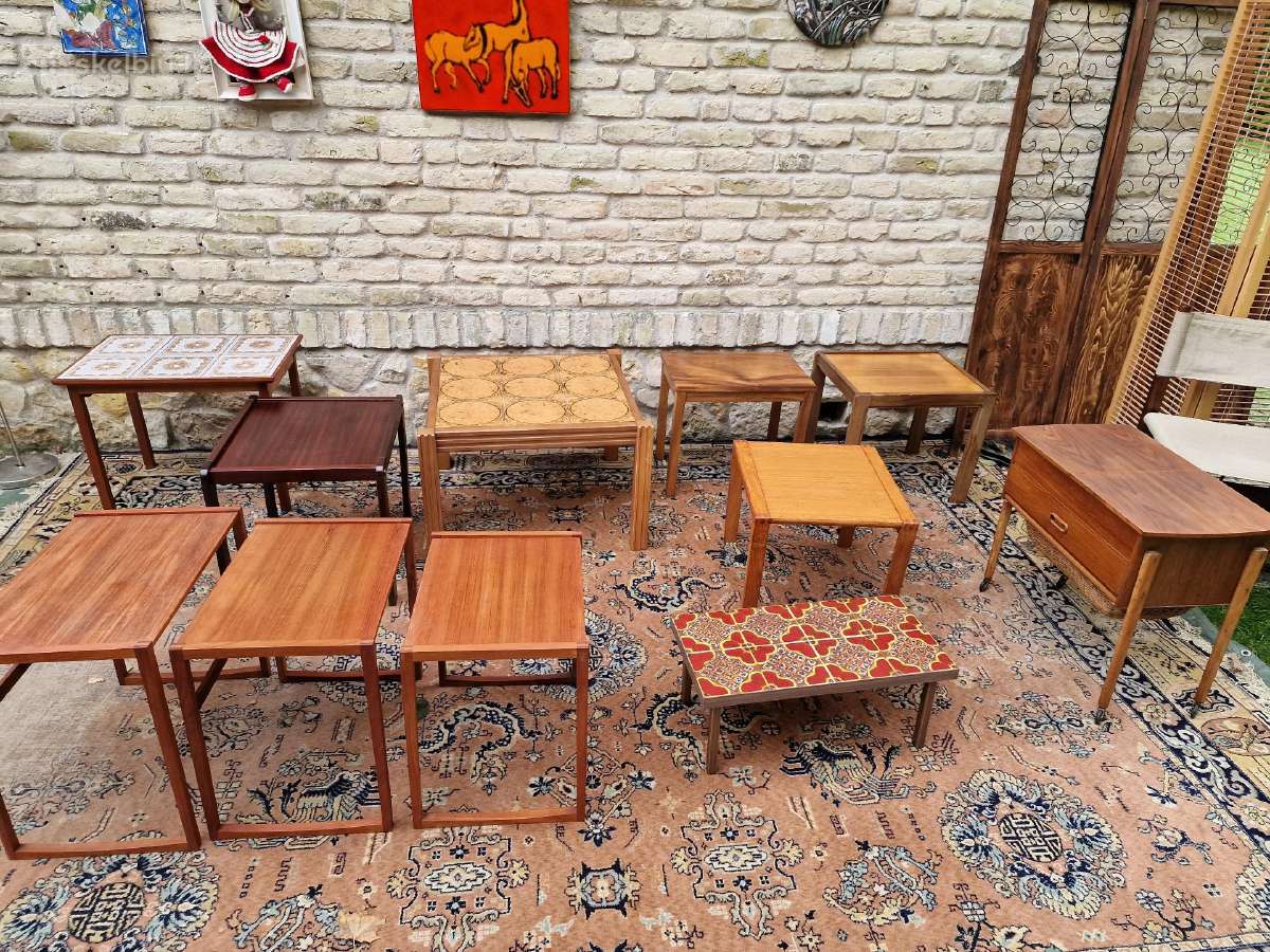 Vintažiniai mid century staliukai - nuotraukos Nr. 16