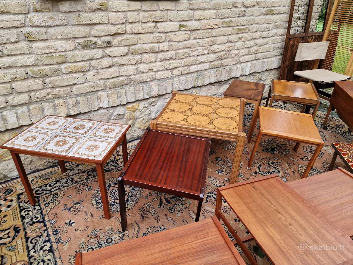 Vintažiniai mid century staliukai - nuotraukos Nr. 22