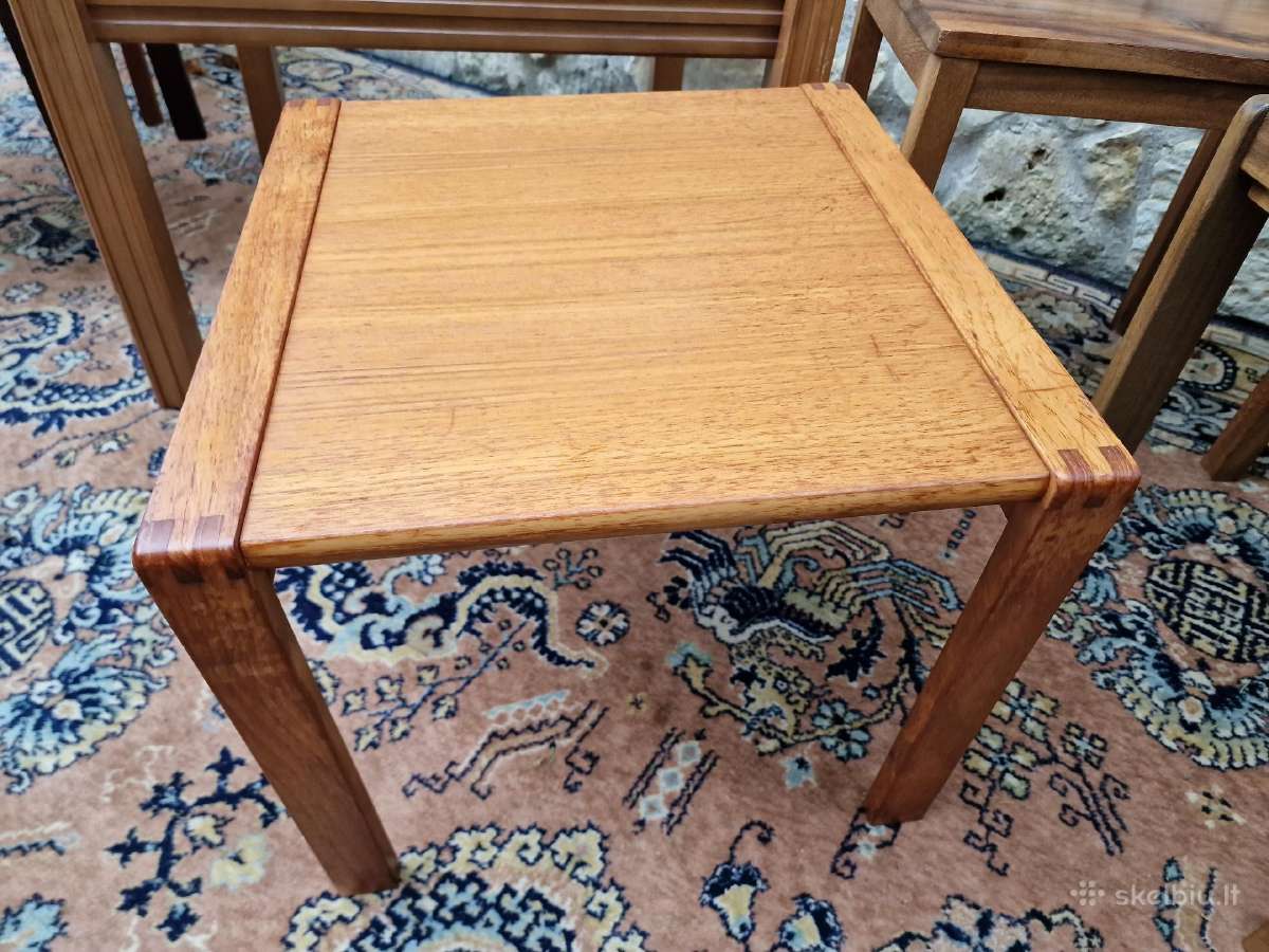 Vintažiniai mid century staliukai - nuotraukos Nr. 33