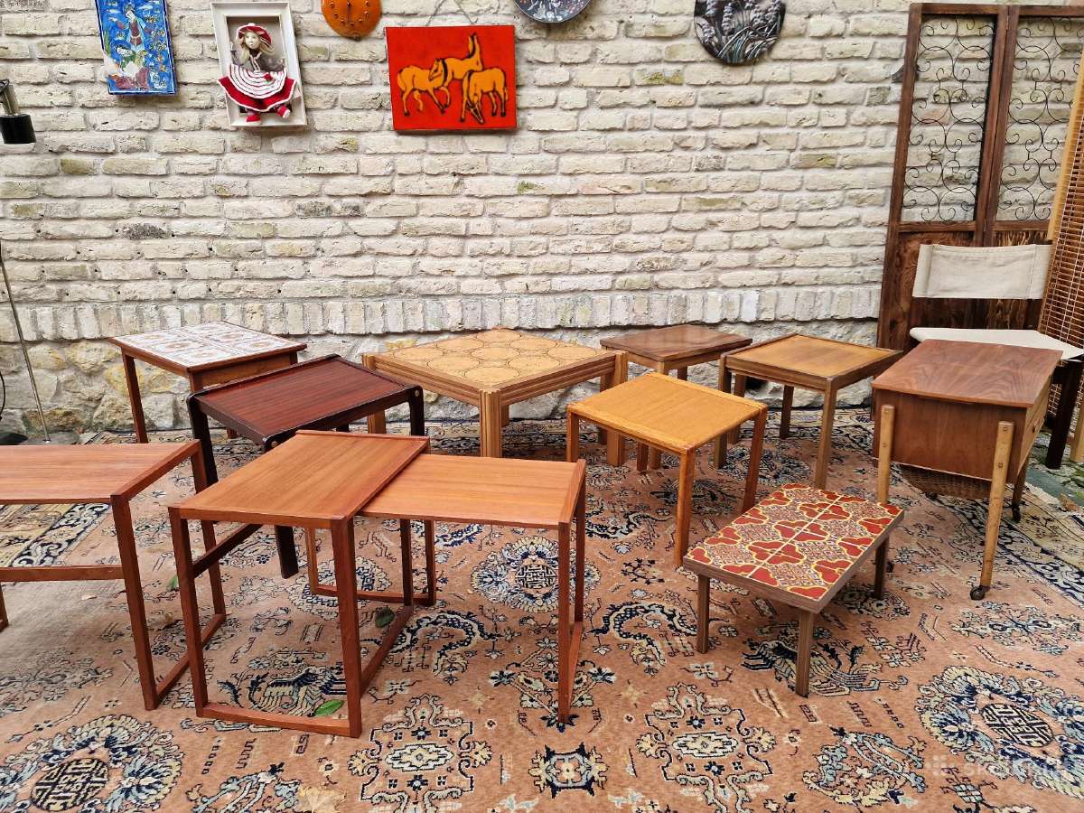 Vintažiniai mid century staliukai - nuotraukos Nr. 28