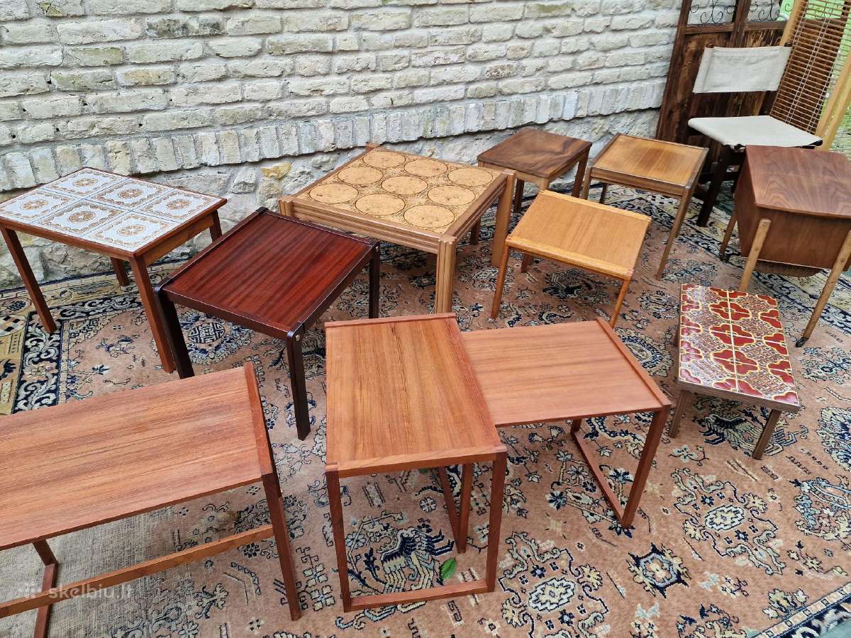 Vintažiniai mid century staliukai - nuotraukos Nr. 30