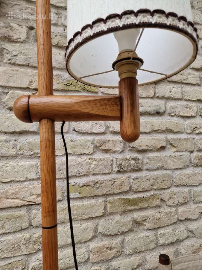 Vintažinis mid century ąžuolinis toršeras - nuotraukos Nr. 4