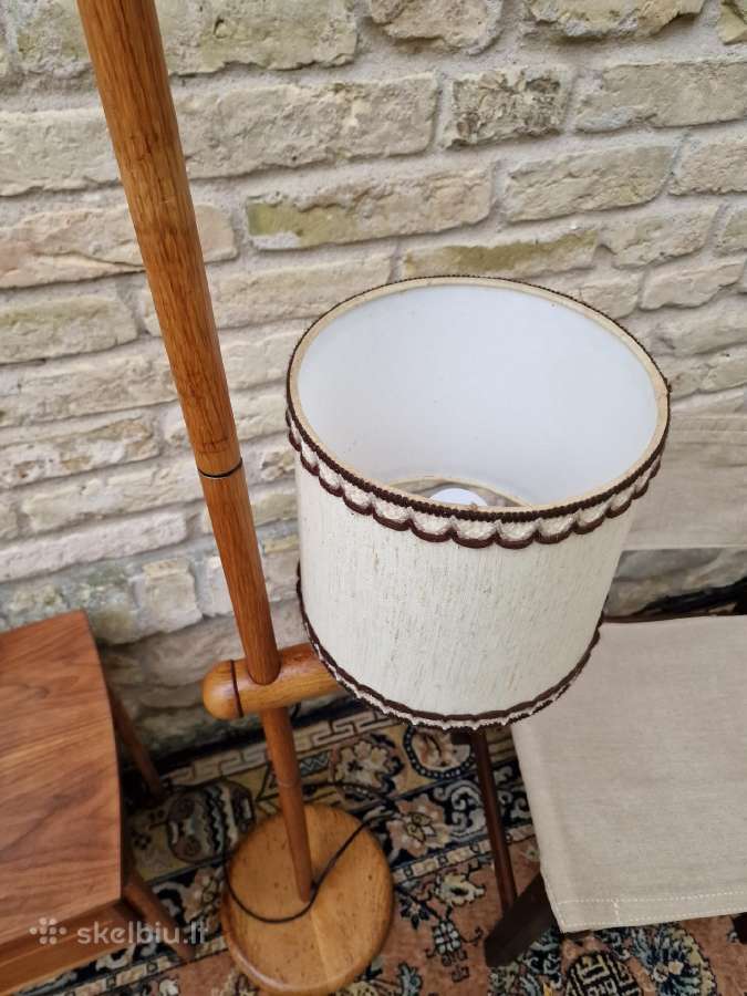 Vintažinis mid century ąžuolinis toršeras - nuotraukos Nr. 6