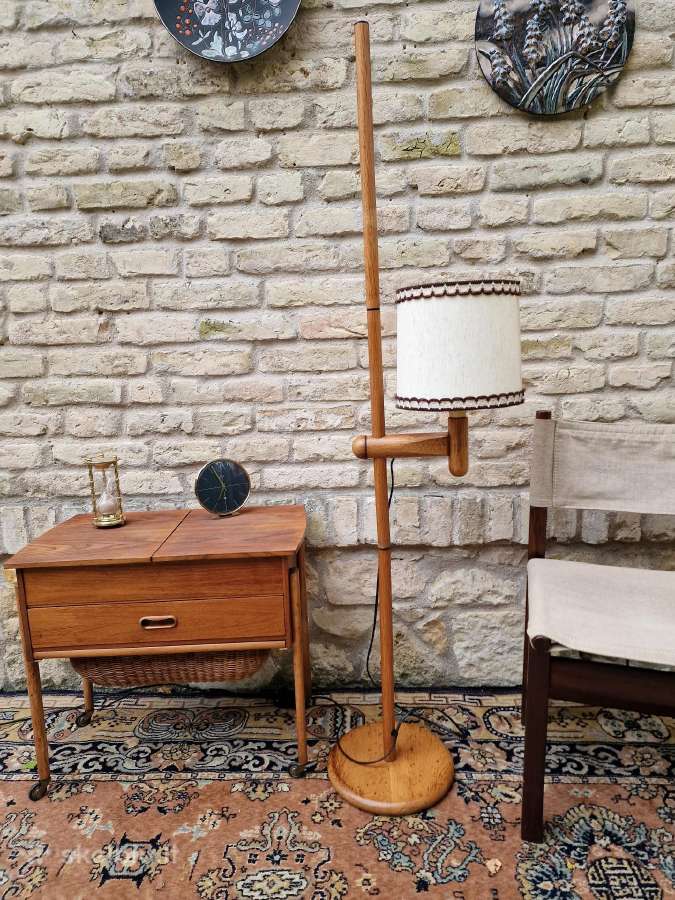 Vintažinis mid century ąžuolinis toršeras - nuotraukos Nr. 7