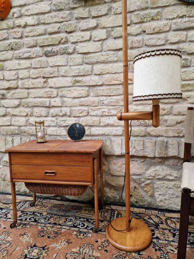 Vintažinis mid century ąžuolinis toršeras - nuotraukos Nr. 8