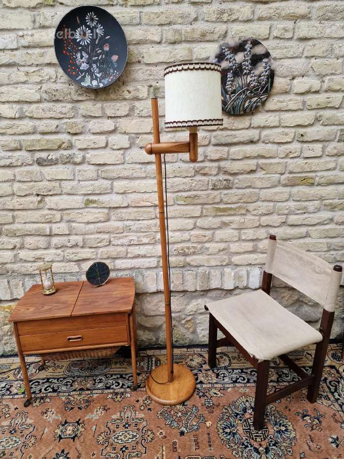 Vintažinis mid century ąžuolinis toršeras - nuotraukos Nr. 11