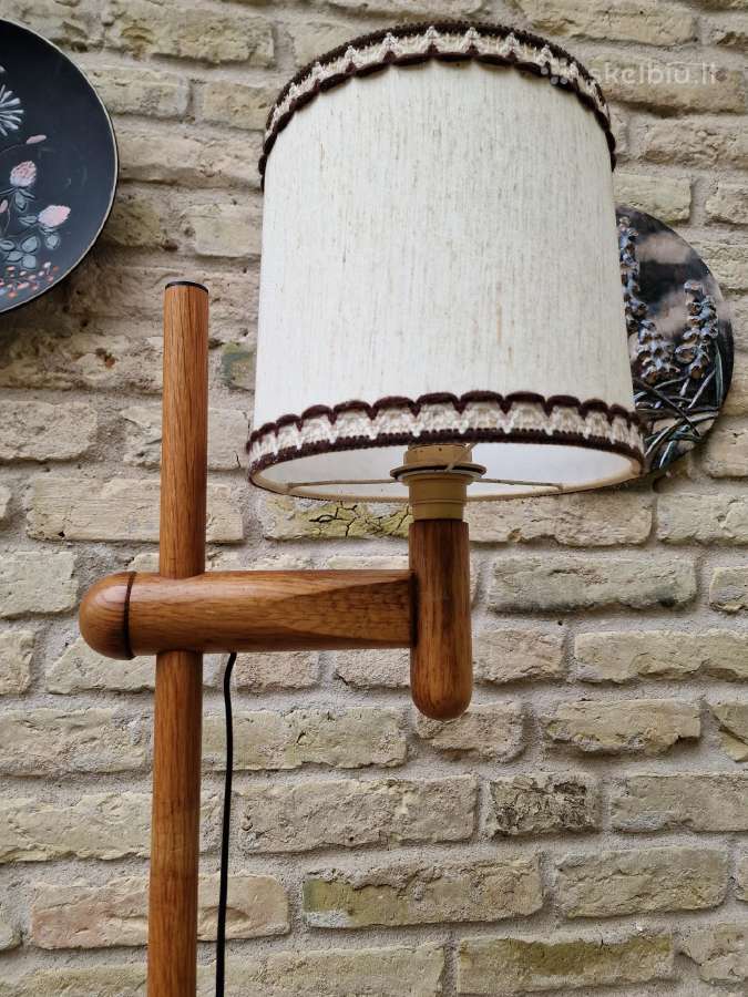 Vintažinis mid century ąžuolinis toršeras - nuotraukos Nr. 14