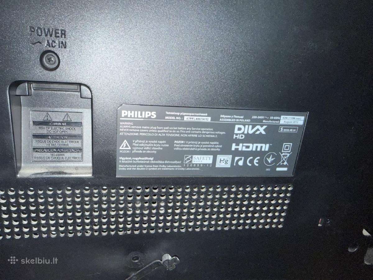 Philips televizorius - nuotraukos Nr. 2