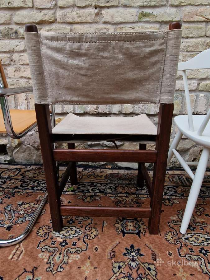 Vintažinės mid century interjerinės kėdės ir pufai - nuotraukos Nr. 24
