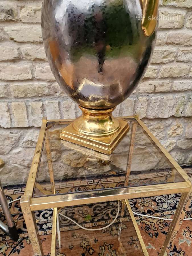Vintažinė mid century stalinė lempa - nuotraukos Nr. 8