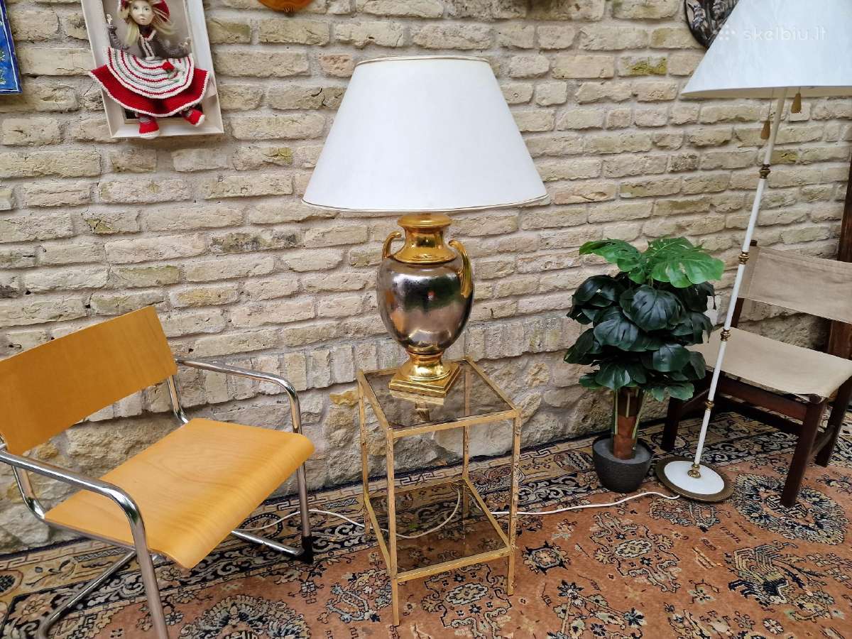 Vintažinė mid century stalinė lempa - nuotraukos Nr. 11