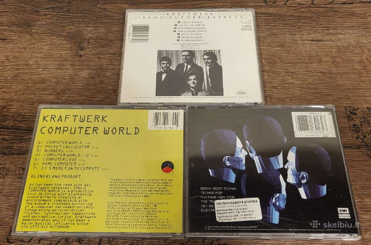 Kraftwerk CD - nuotraukos Nr. 2