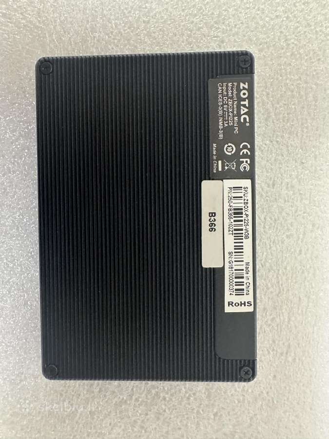 Mini kompiuteris Zotac Zbox Pi225 – Chromeos Flex - nuotraukos Nr. 2