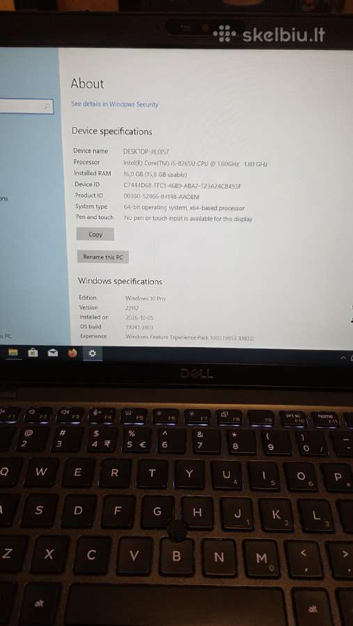 Dell Latitude 5400 - nuotraukos Nr. 8