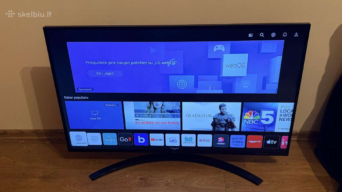 LG 43up81003lr 43 coliu 4k Hdr Smart TV - nuotraukos Nr. 11