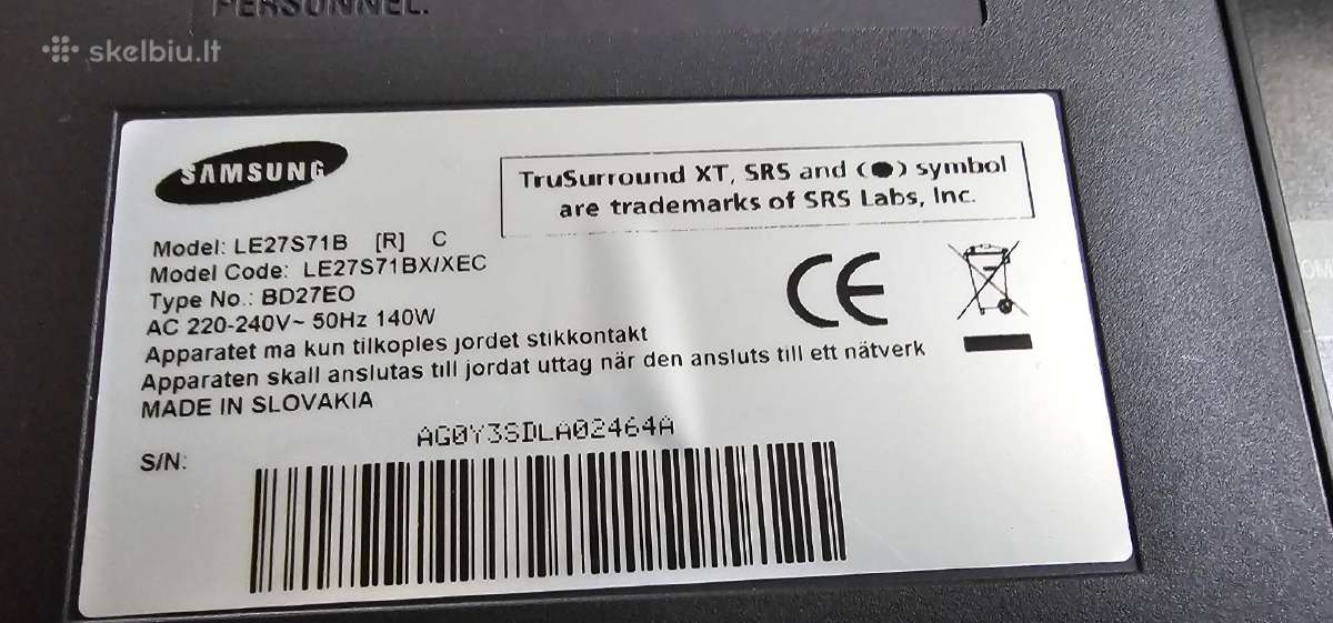 Samsung TV - nuotraukos Nr. 3