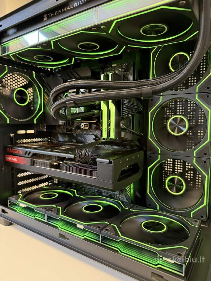 Galingas žaidimų kompiuteris R7 5700x3d -Rx 7700xt - nuotraukos Nr. 2