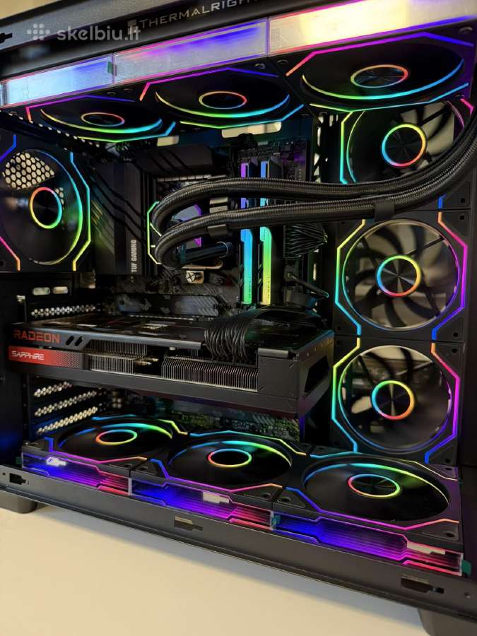 Galingas žaidimų kompiuteris R7 5700x3d -Rx 7700xt - nuotraukos Nr. 3