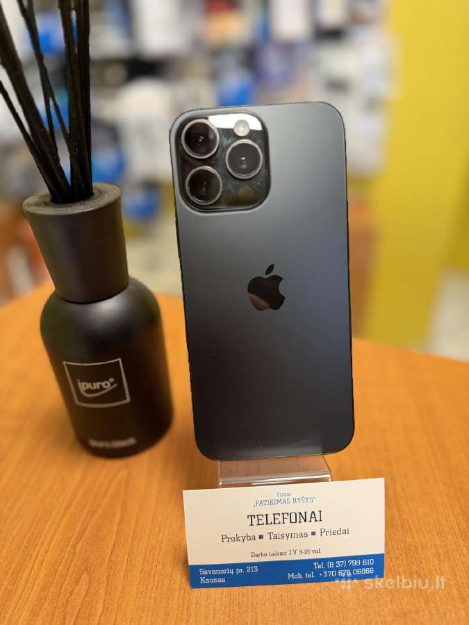 iPhone 16promax 256gb Black Su Garantija - nuotraukos Nr. 2
