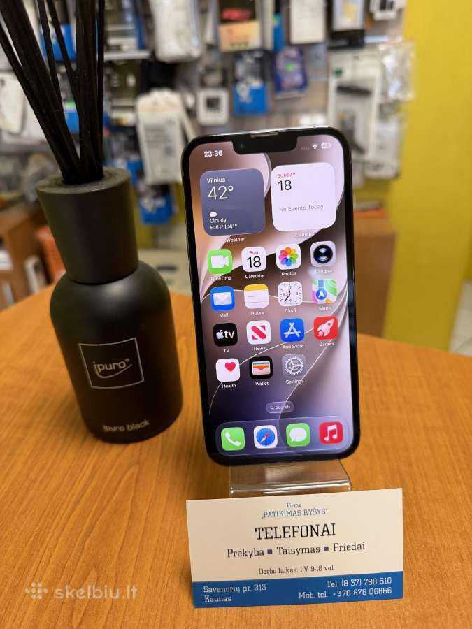 iPhone 13pro 128gb Blue Su Garantija - nuotraukos Nr. 2