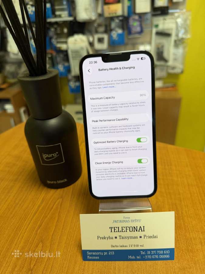 iPhone 13pro 128gb Blue Su Garantija - nuotraukos Nr. 3