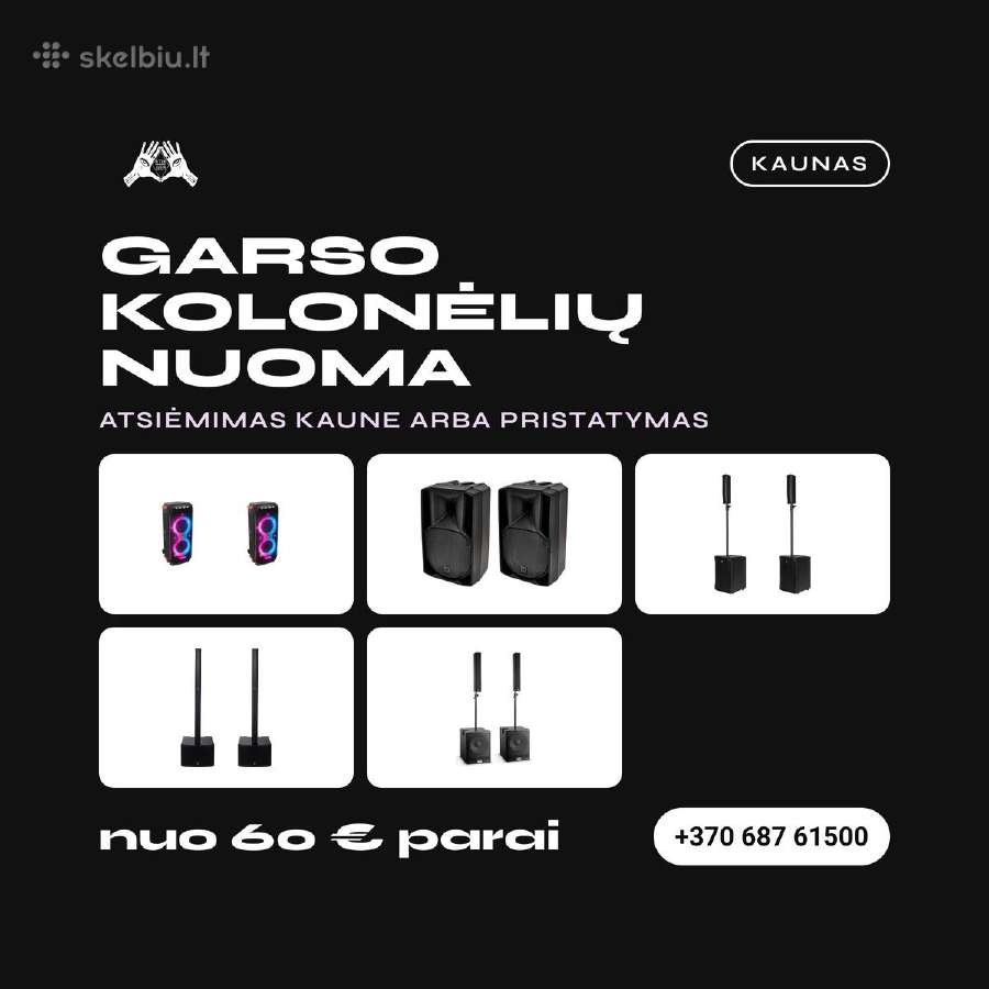 Garso, Dj pultų, šviesų, mikrofonų nuoma Kaune - nuotraukos Nr. 3