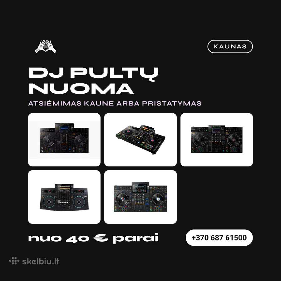 Garso, Dj pultų, šviesų, mikrofonų nuoma Kaune - nuotraukos Nr. 4