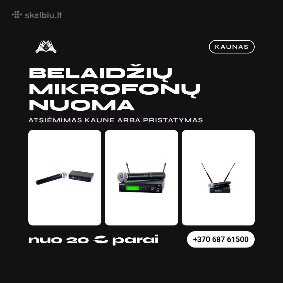 Garso, Dj pultų, šviesų, mikrofonų nuoma Kaune - nuotraukos Nr. 6