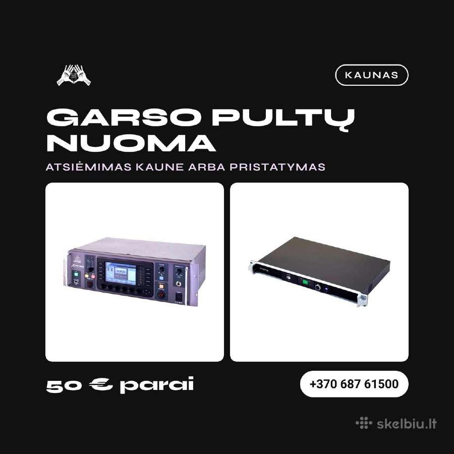 Garso, Dj pultų, šviesų, mikrofonų nuoma Kaune - nuotraukos Nr. 8