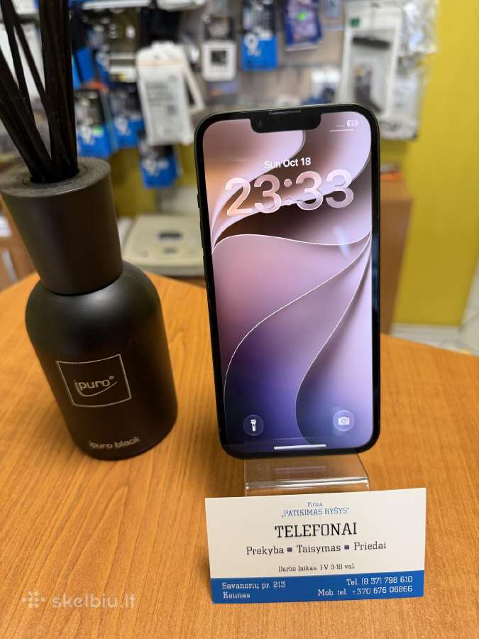 iPhone 13 Green 128gb Su Garantija - nuotraukos Nr. 2