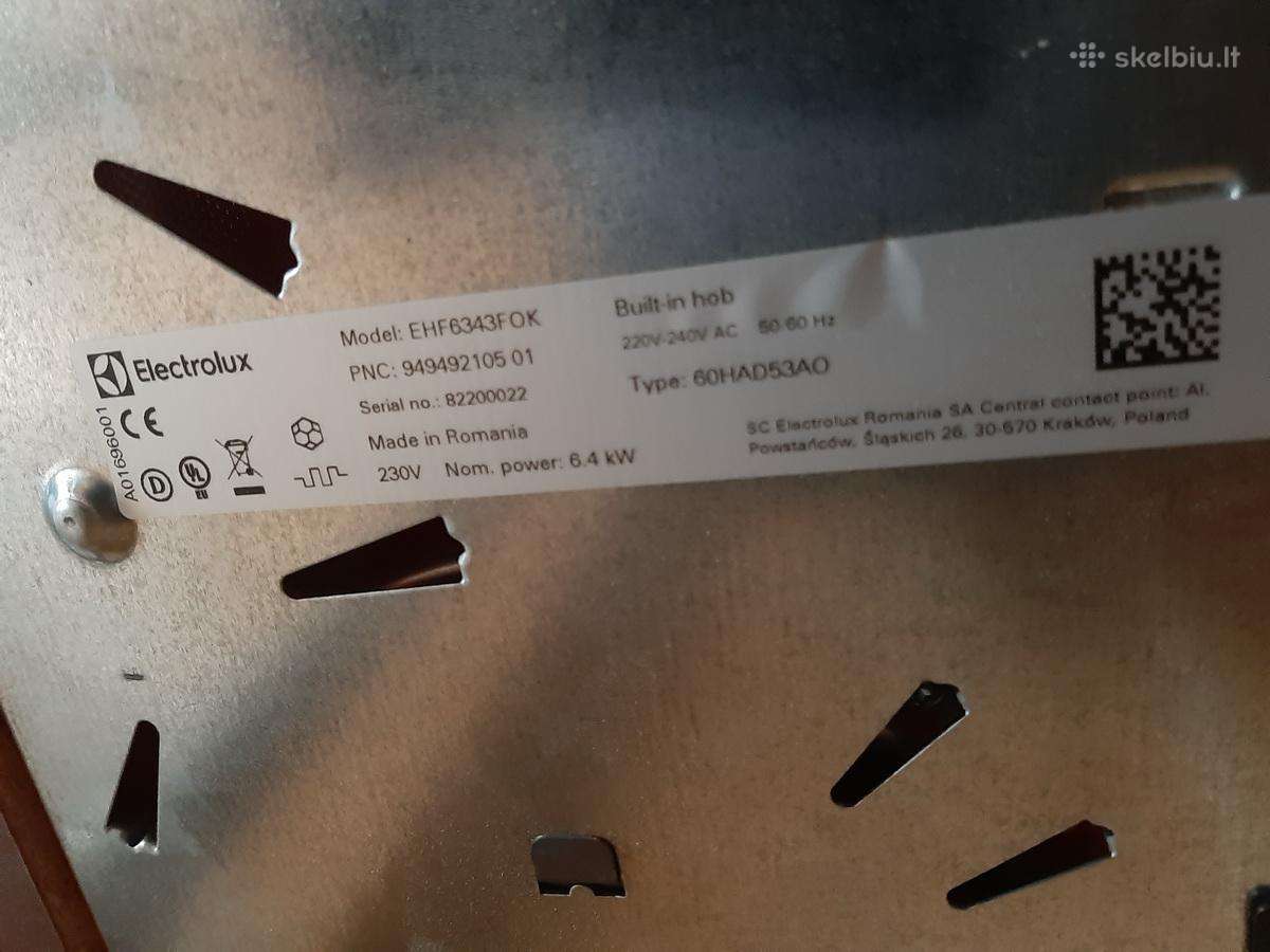 Electrolux kaitlentė Ehf6343fok - nuotraukos Nr. 5