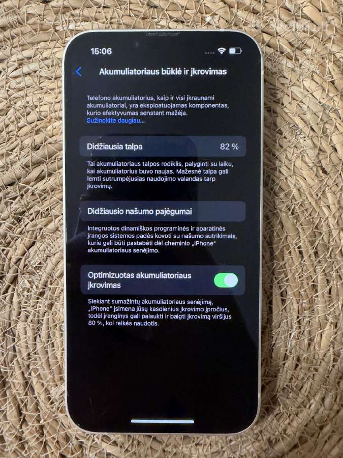 Naudotas iPhone 14 - nuotraukos Nr. 8
