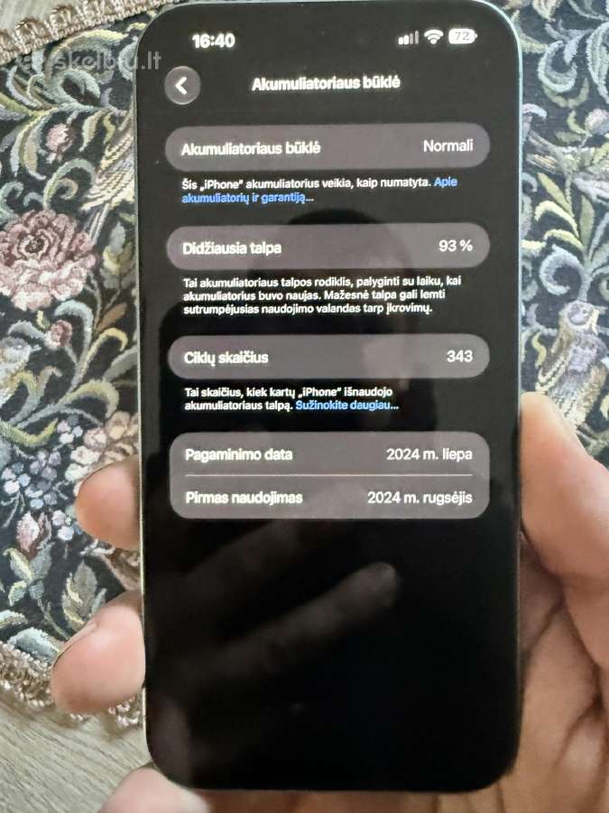 iPhone 16 plus - nuotraukos Nr. 5