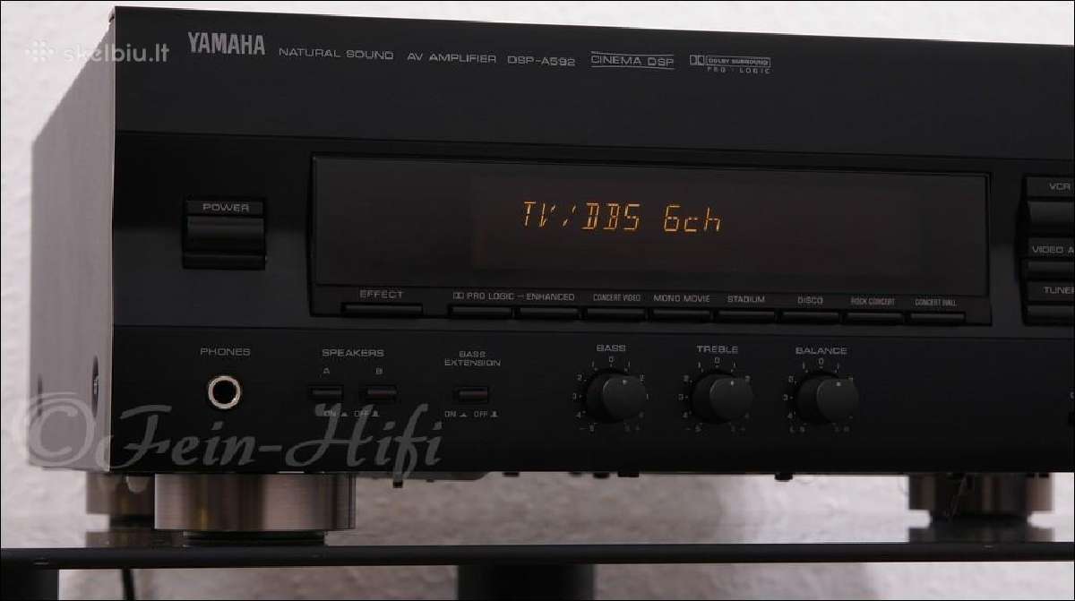 Yamaha Dsp-a592 amplifier. Stereo Direct. 5.1ch. - nuotraukos Nr. 14