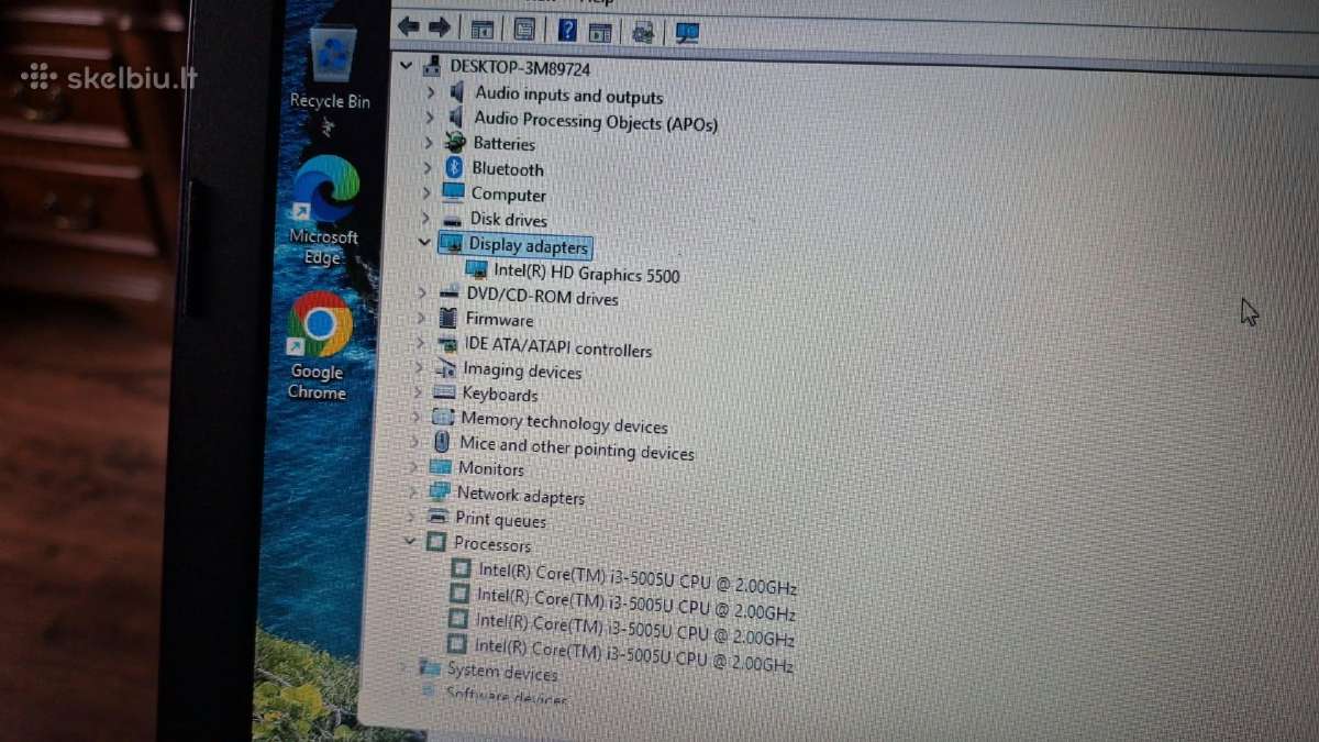 Lenovo Ideapad 305 Win11,i3(5)cpu,8/256gb - nuotraukos Nr. 6