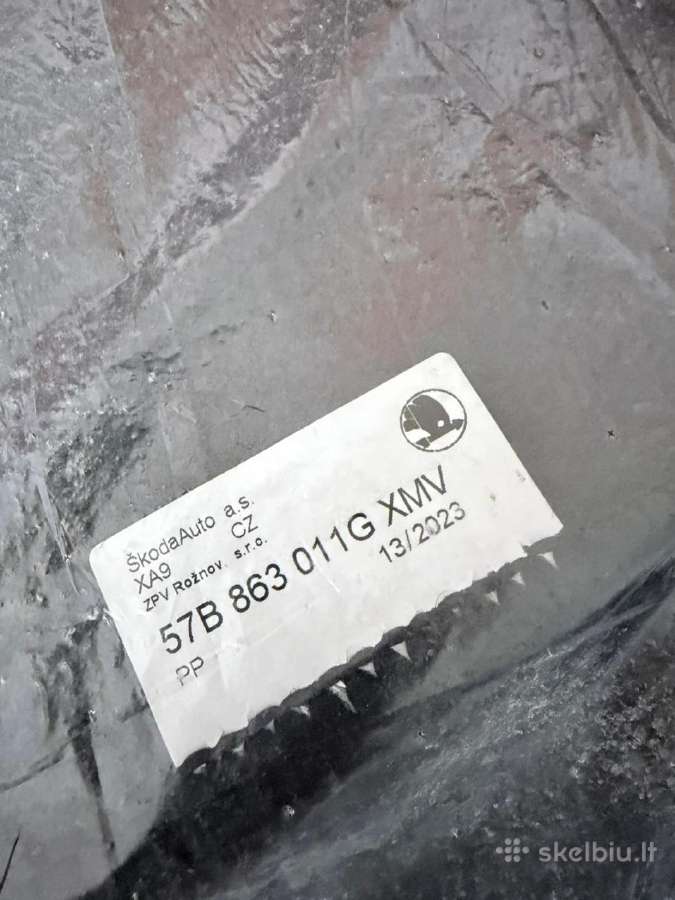 Škoda karoq tekstiliniai kilimėliai - nuotraukos Nr. 2