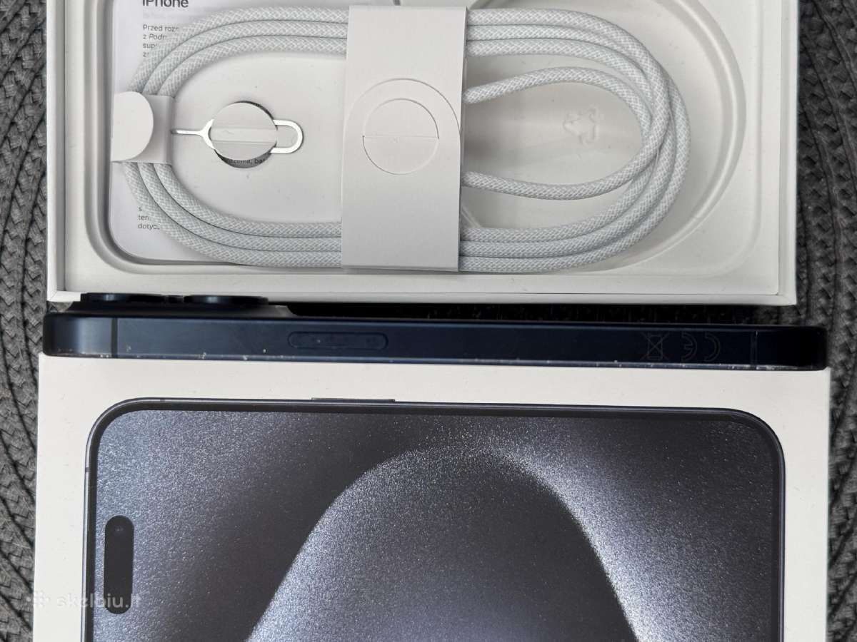 iPhone 15 pro 256 GB - nuotraukos Nr. 5