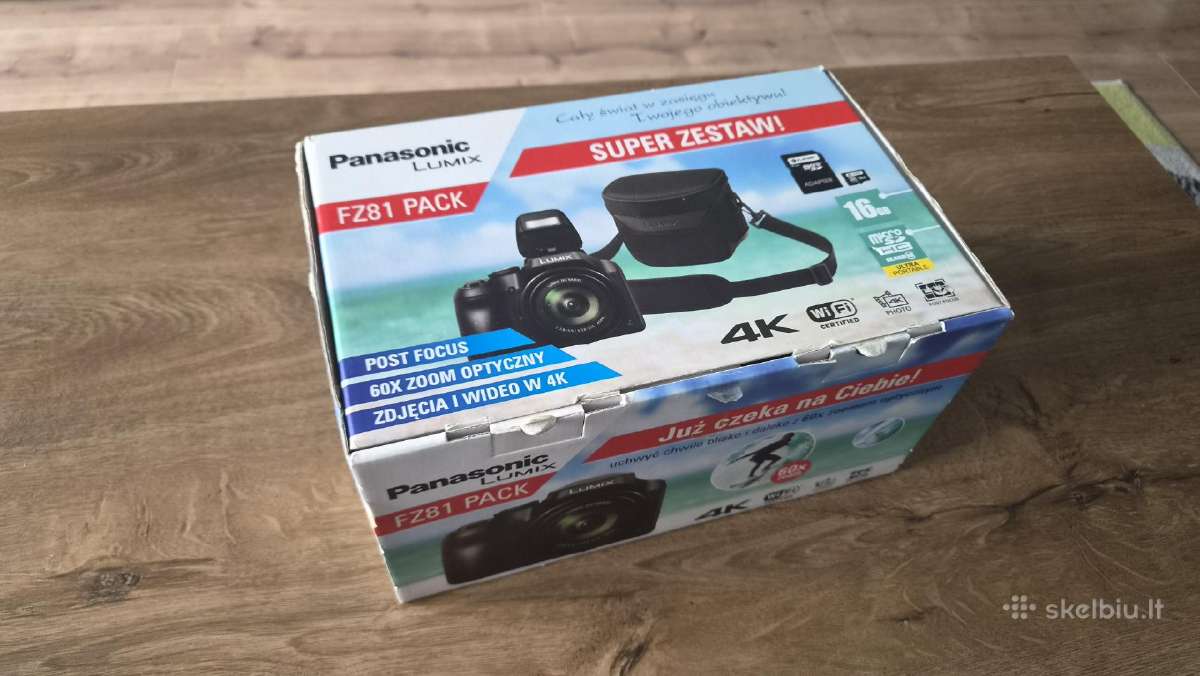 Panasonic Fz81 4k 60x optical zoom - nuotraukos Nr. 2