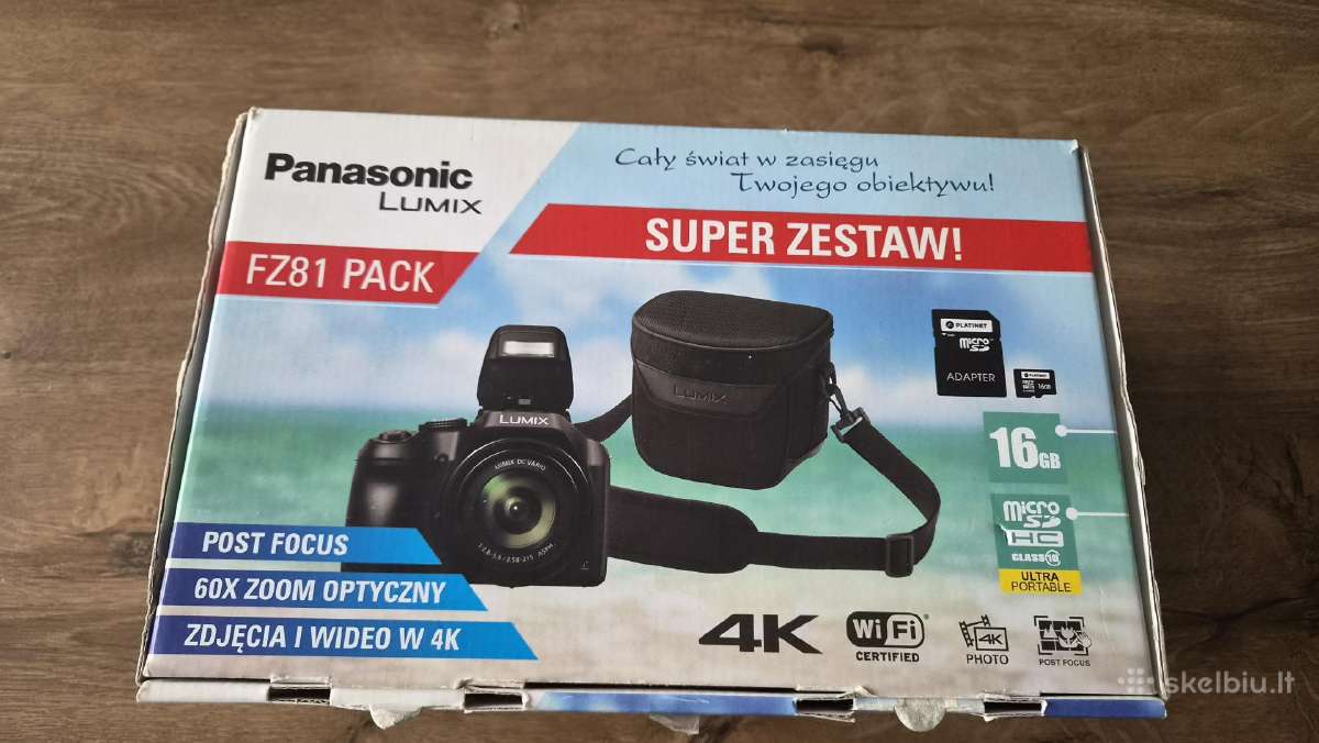 Panasonic Fz81 4k 60x optical zoom - nuotraukos Nr. 6