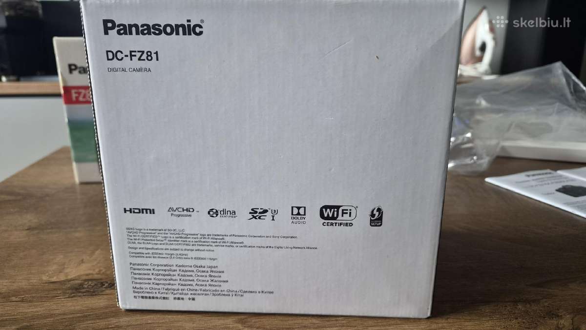 Panasonic Fz81 4k 60x optical zoom - nuotraukos Nr. 13