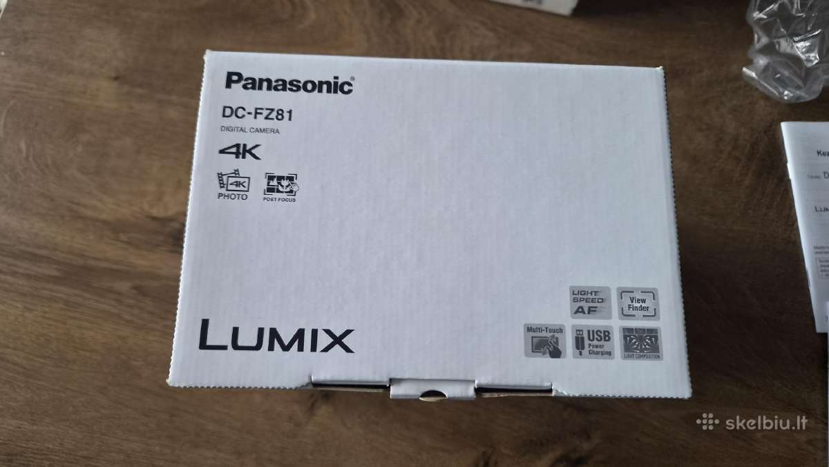 Panasonic Fz81 4k 60x optical zoom - nuotraukos Nr. 14