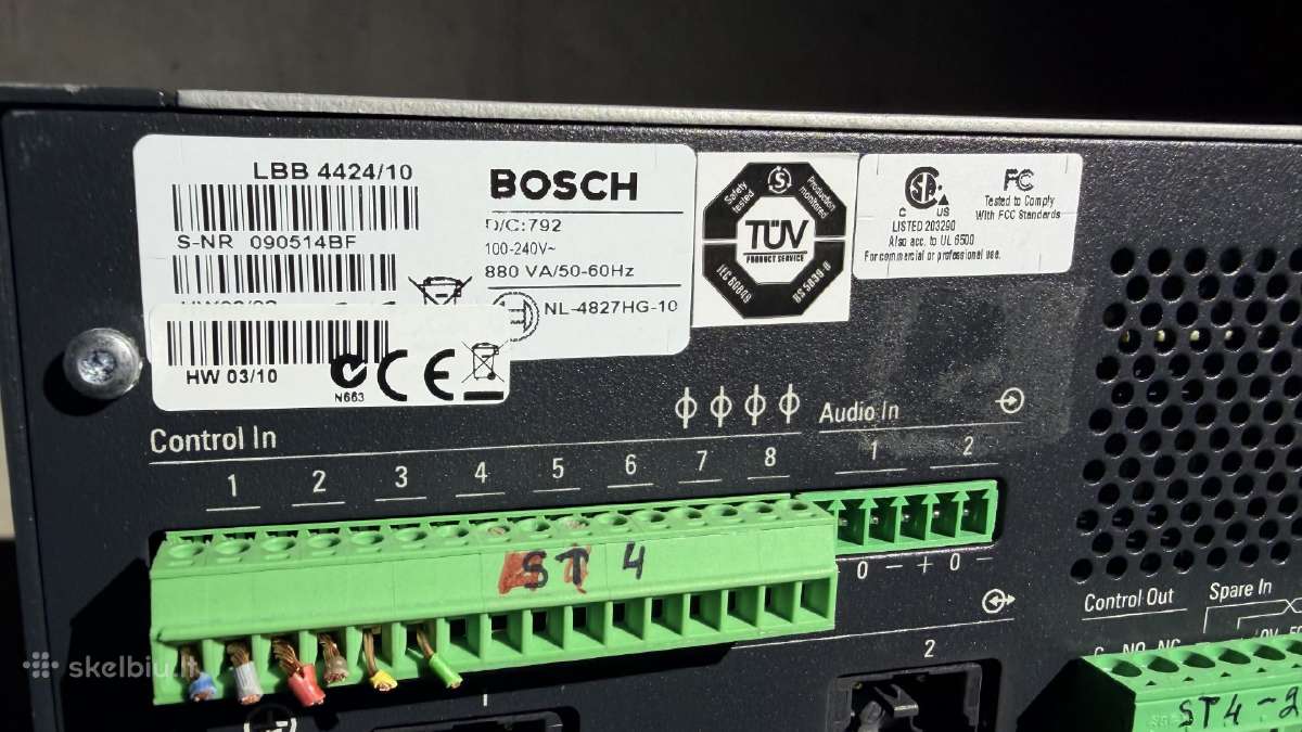 Bosch Lbb 4424/10 stiprintuvas - nuotraukos Nr. 4
